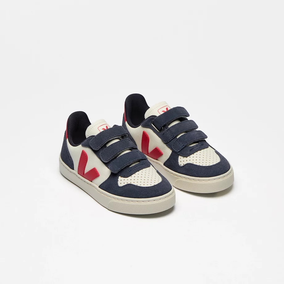 VEJA | V-10 LEATHER PURE PEKIN NAUTICO