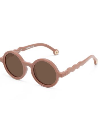 OLIVIOandCO| lunettes de soleil 18-36mois Gelato Summer - rond - polarisé - Chocolate