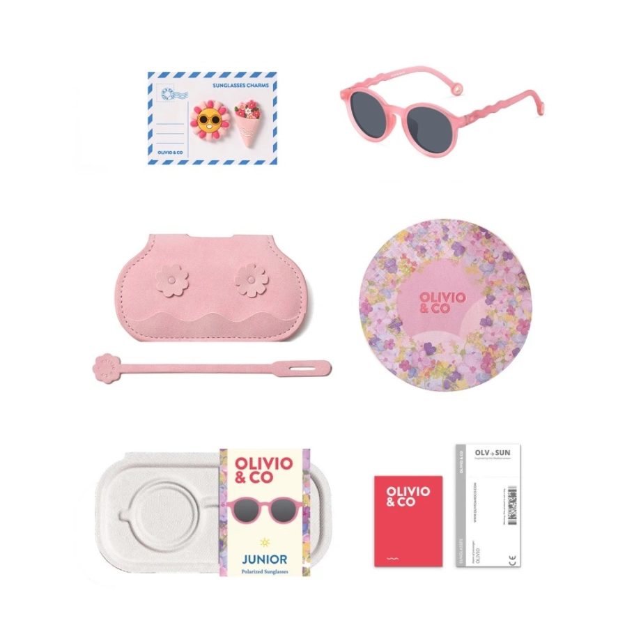 OLIVIOandCO| lunettes de soleil 5-12ans - ovale - polarisé - Rock Rose