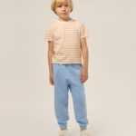 THE CAMPAMENTO | Orange Striped Kids Tshirt