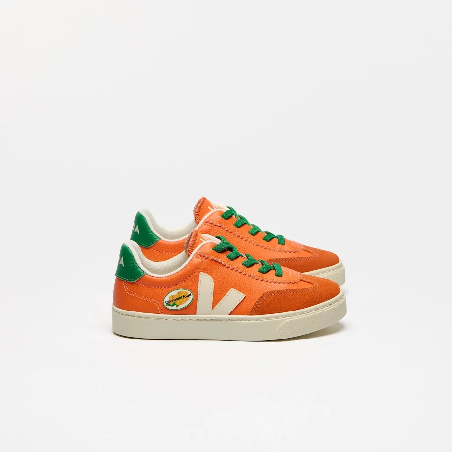 VEJA | VOLLEY LEATHER VEJA X THE SOCIAL FOOD FURY CALCAIRE