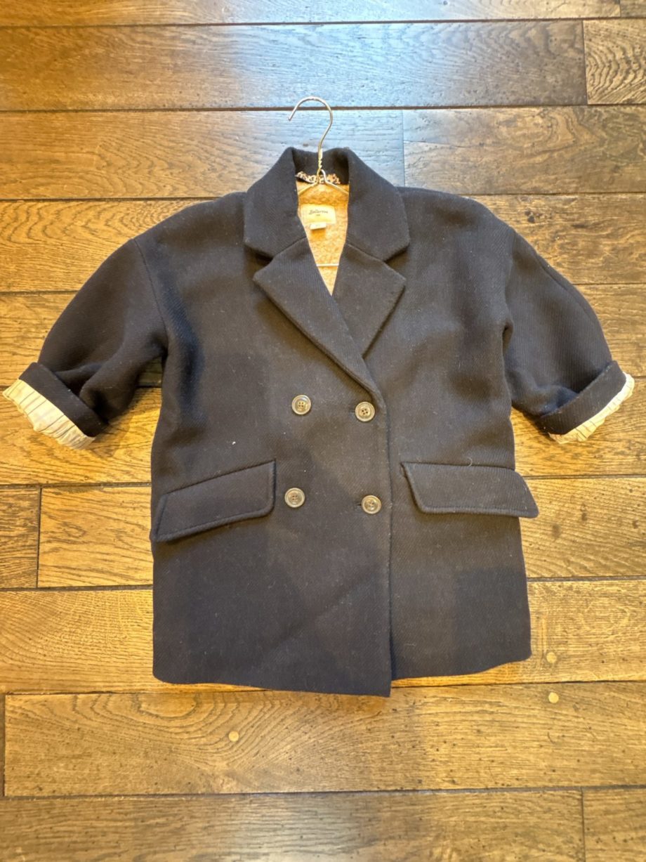 SECOND LIFE | MANTEAU CABAN BELLEROSE 6 ans bleu marine
