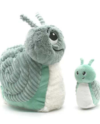 LES PTIPOTOS | Escargot Speedou maman et son bébé vert menthe