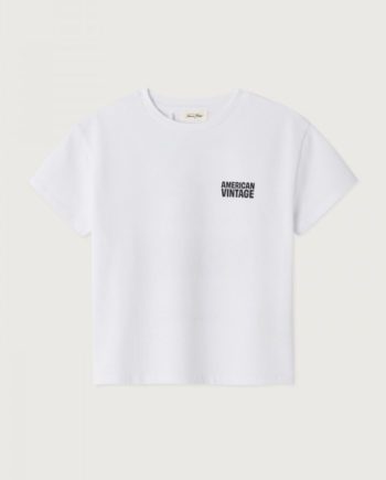 AMERICAN VINTAGE | T-shirt FIZVALLEY White 20ans