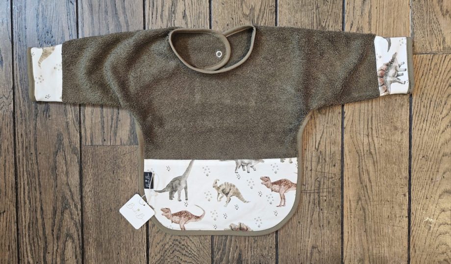 BIDI’BOO | Bavoir manches longues Dino