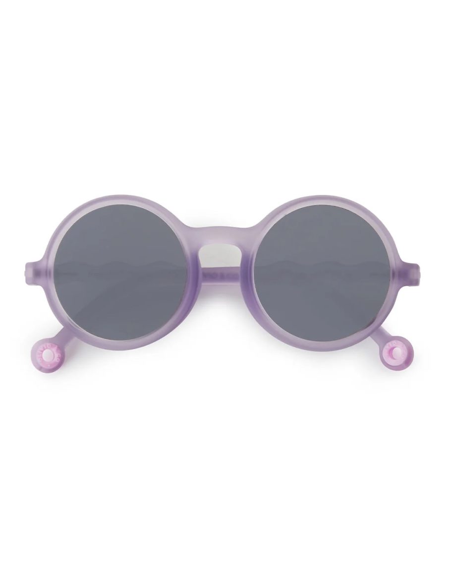 OLIVIOandCO | lunettes de soleil 3-5 ans rond - polarisé - Purple Coral