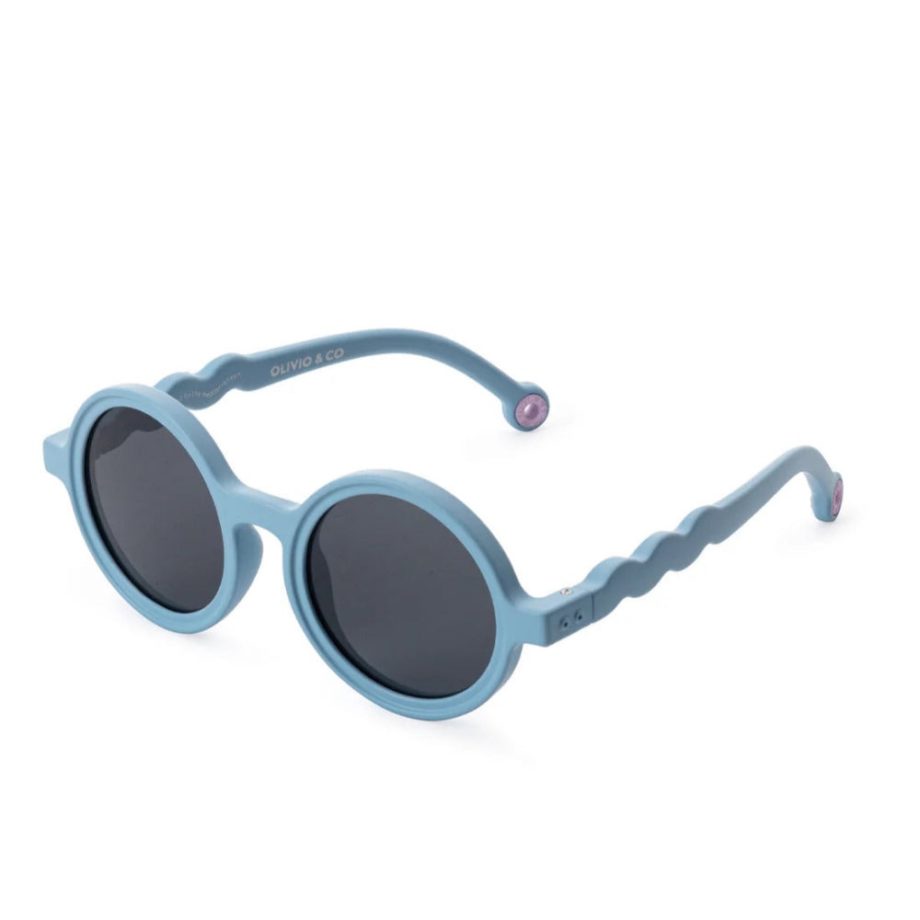 OLIVIOandCO | lunettes de soleil 0-12mois - rond - polarisé -Reef Blue