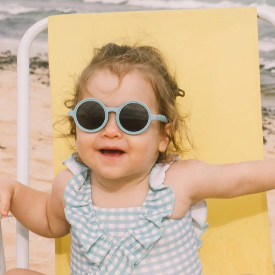 OLIVIOandCO | lunettes de soleil 0-12mois - rond - polarisé -Reef Blue