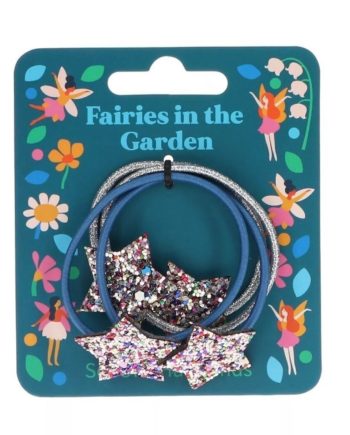 REX LONDON | Elastiques à cheveux étoiles pailletées (lot de 4) - Fées dans le jardin