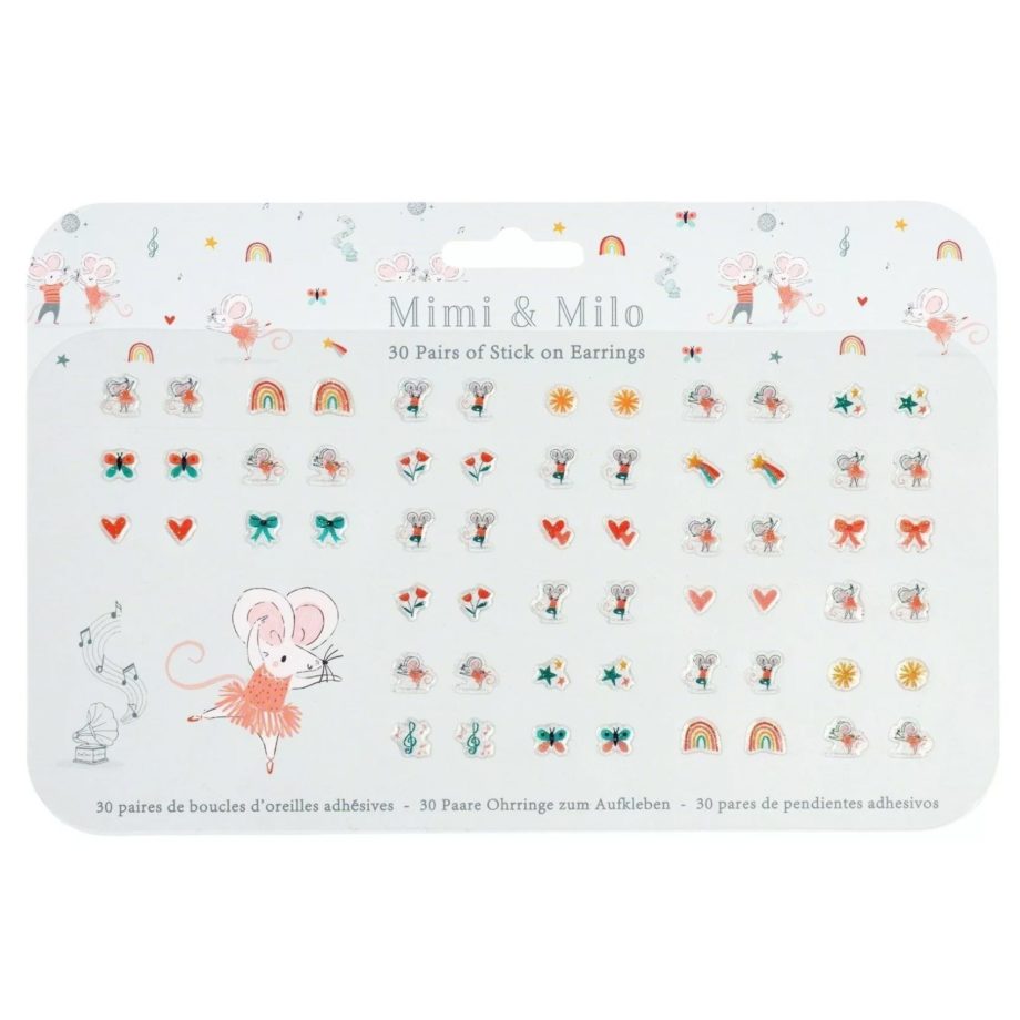 REX LONDON | Boucles d'oreilles à coller (30 paires) - Mimi et Milo