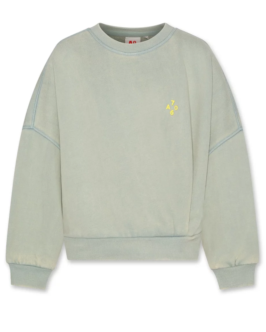 AO76 | lys sweater square light teal
