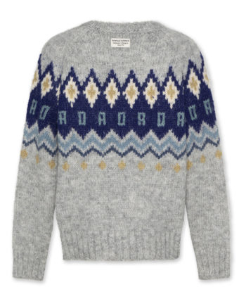 AO76 | ONYX c-neck jacquard Heather Grey