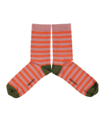 PIUPIUCHICK | Socks | Pink & orange stripes