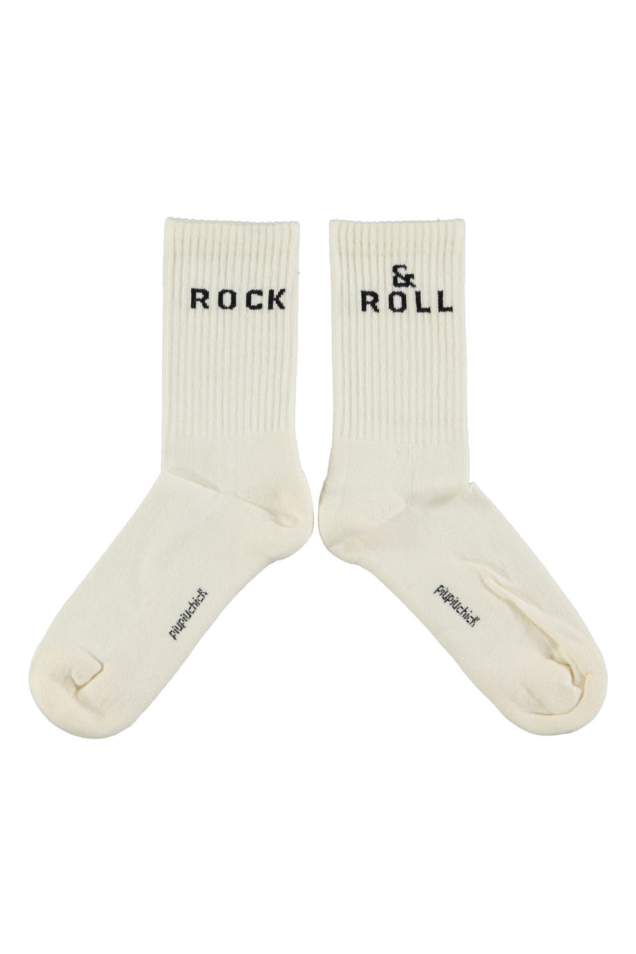 PIUPIUCHICK | Socks | Ecru "rock & roll"