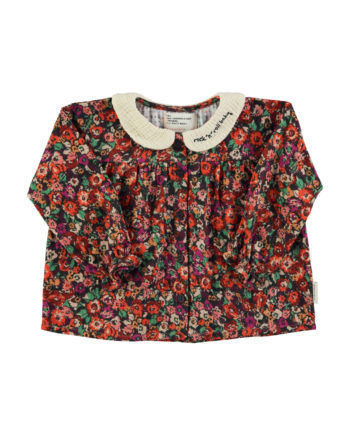 PIUPIUCHICK | Peter pan collar blouse | Multicolor flowers