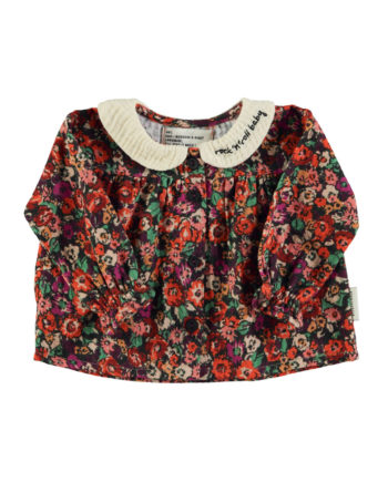 PIUPIUCHICK BABY | Peter pan collar blouse | Multicolor flowers