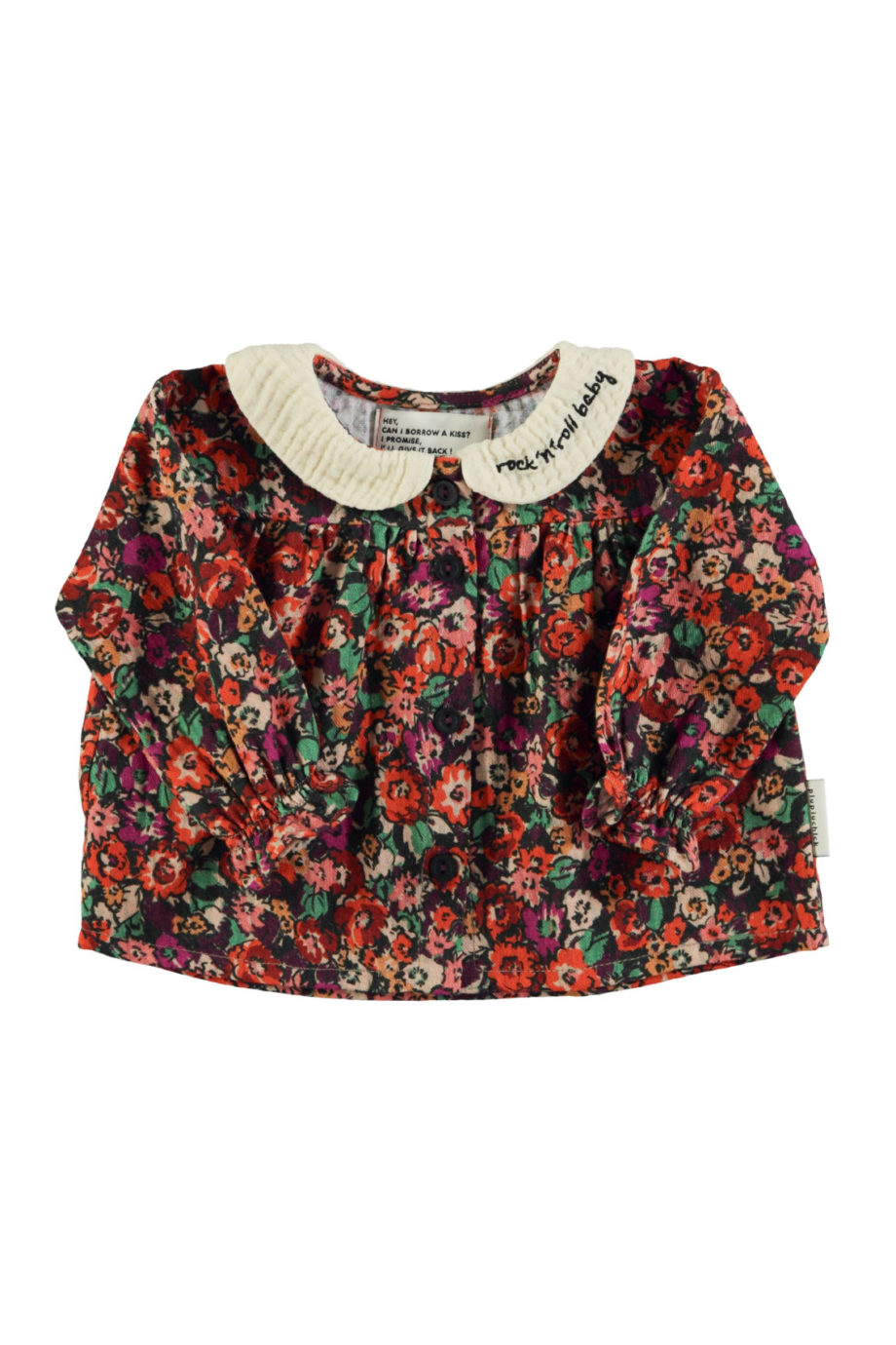 PIUPIUCHICK BABY | Peter pan collar blouse | Multicolor flowers