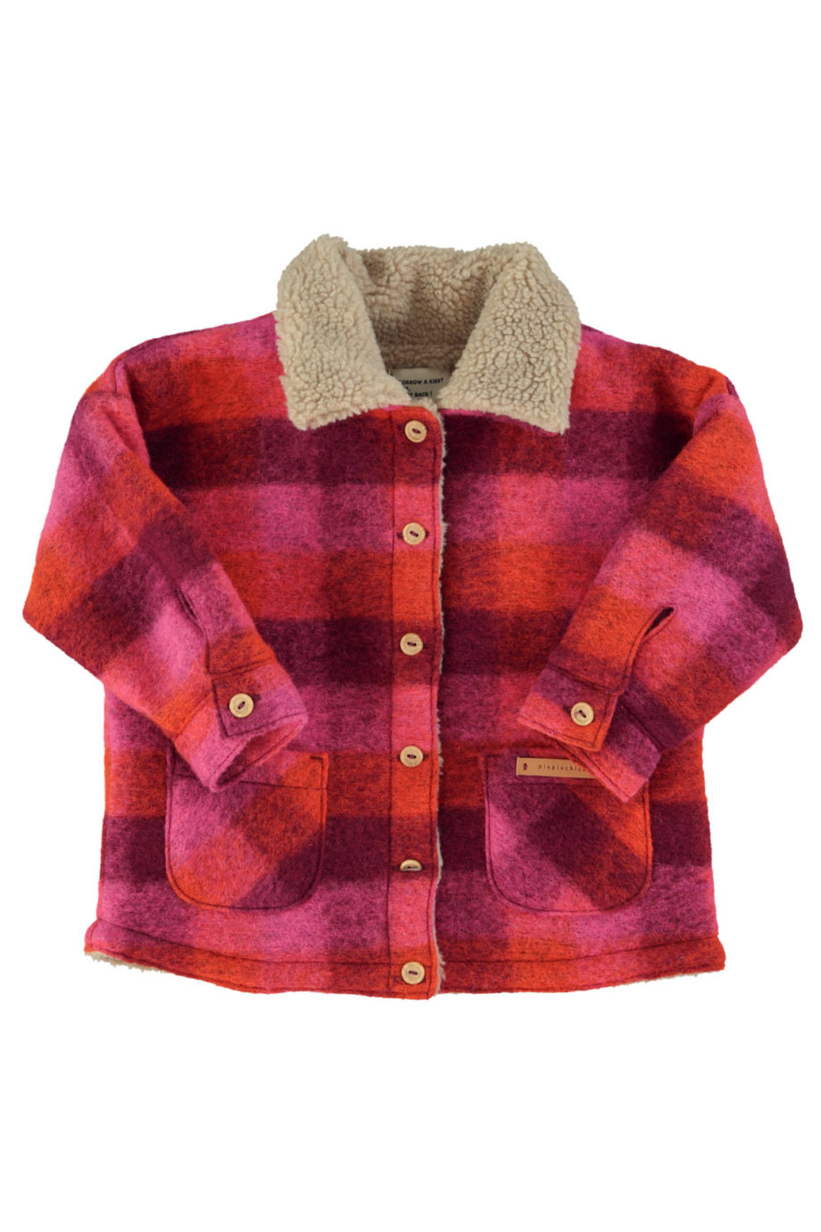 PIUPIUCHICK | Jacket | Pink & orange checkered