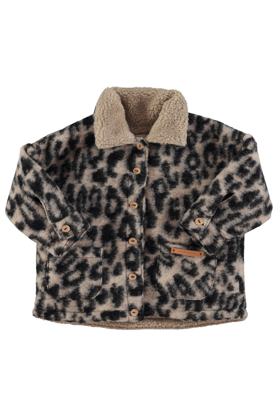PIUPIUCHICK | Jacket | Ecru w/ animal print