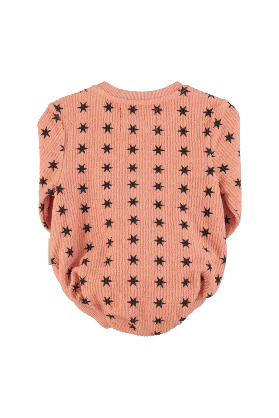 PIUPIUCHICK BABY |  Long sleeve romper | Pink w/ black stars