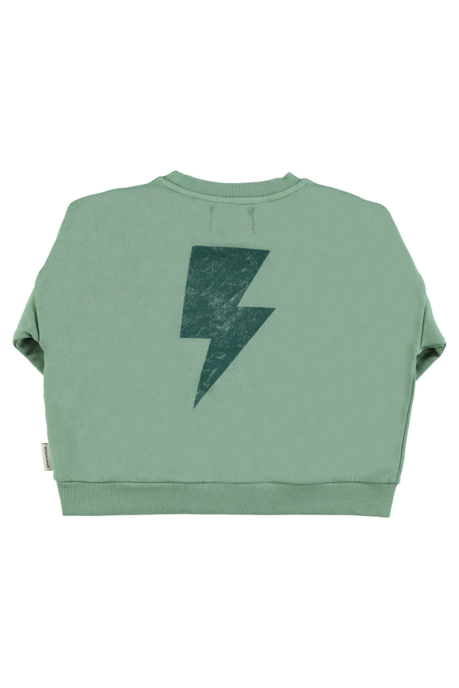 PIUPIUCHICK | Sweatshirt | Green w/ "rock & roll" print
