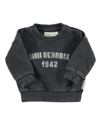 PIUPIUCHICK BABY |  Sweatshirt |Faded black w/ "Jimi Hendrix" print