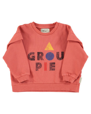PIUPIUCHICK | Sweatshirt | Pink w/ "groupie" print