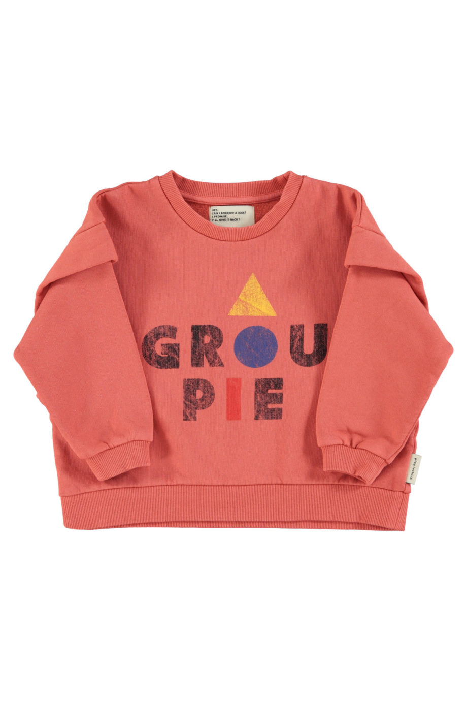 PIUPIUCHICK | Sweatshirt | Pink w/ "groupie" print