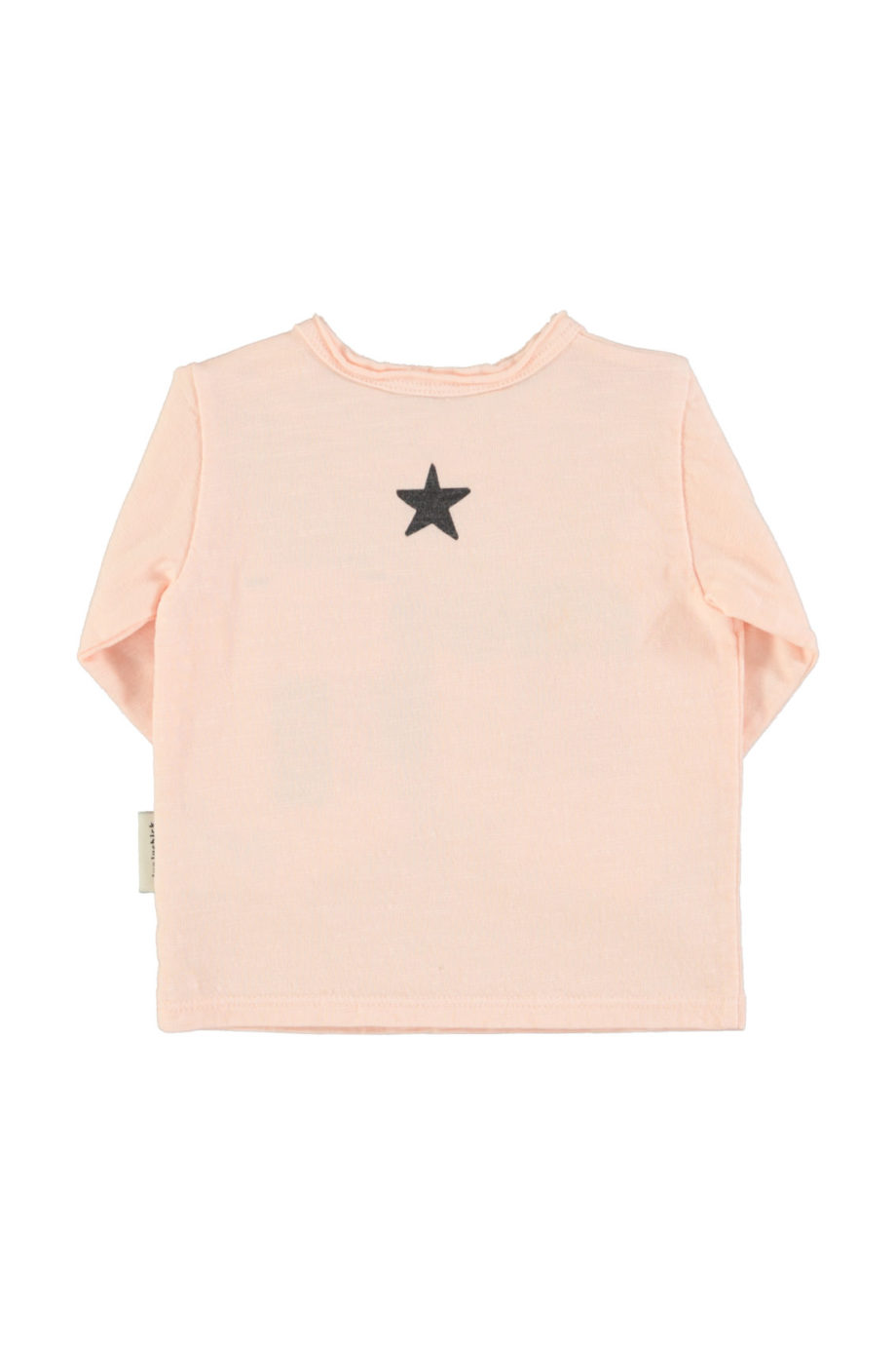 PIUPIUCHICK BABY | Longsleeve tshirt | Light pink w/ "music" print