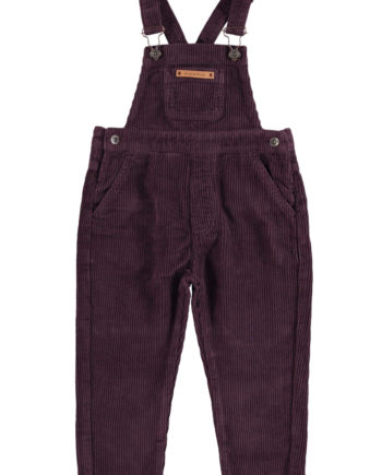 PIUPIUCHICK | Dungarees | Aubergine corduroy