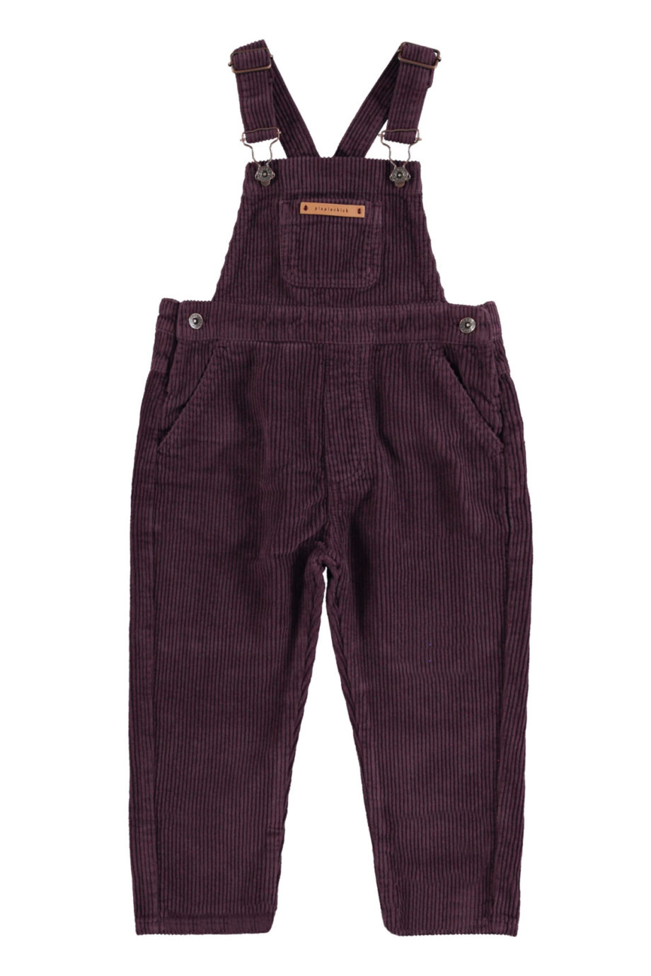 PIUPIUCHICK | Dungarees | Aubergine corduroy