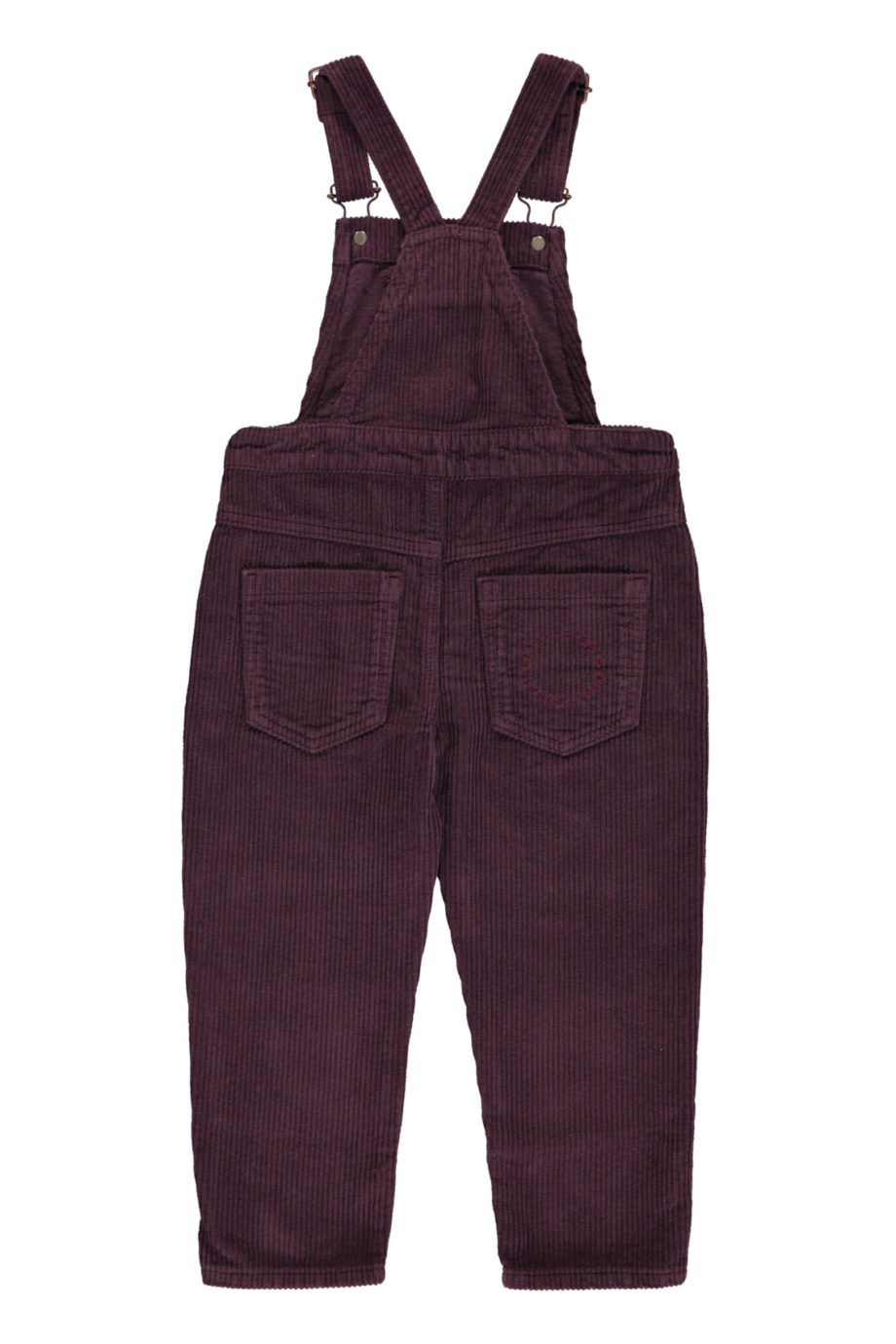 PIUPIUCHICK | Dungarees | Aubergine corduroy