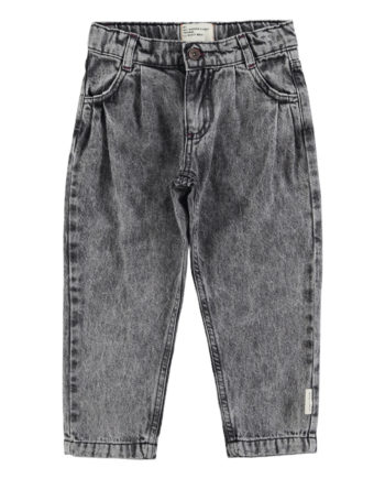 PIUPIUCHICK | Mom fit trousers | Washed black denim