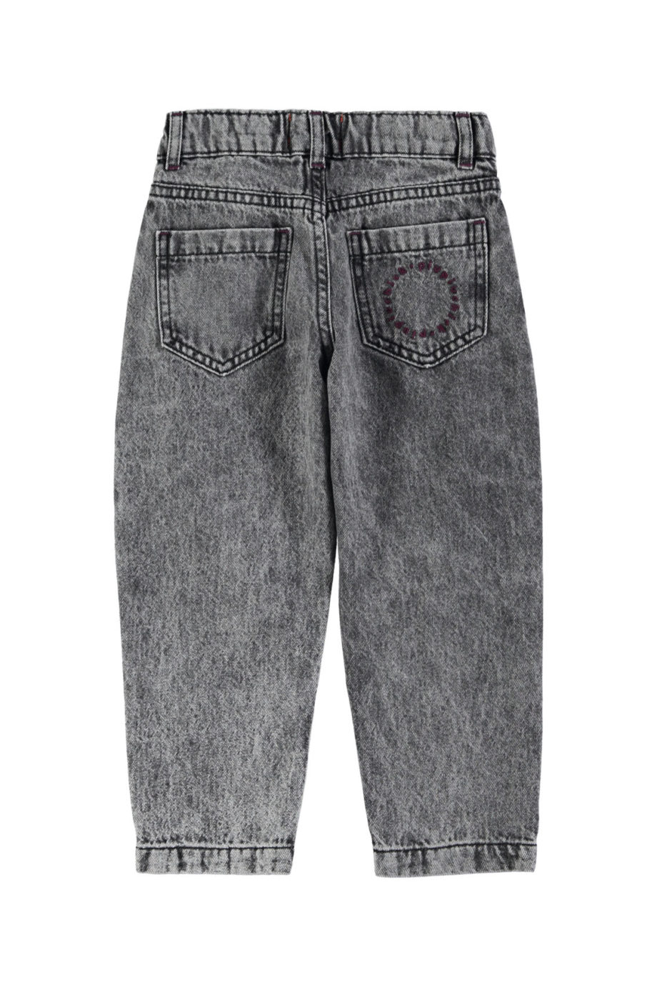 PIUPIUCHICK | Mom fit trousers | Washed black denim
