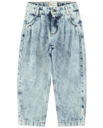 PIUPIUCHICK | Mom fit trousers | Washed blue denim