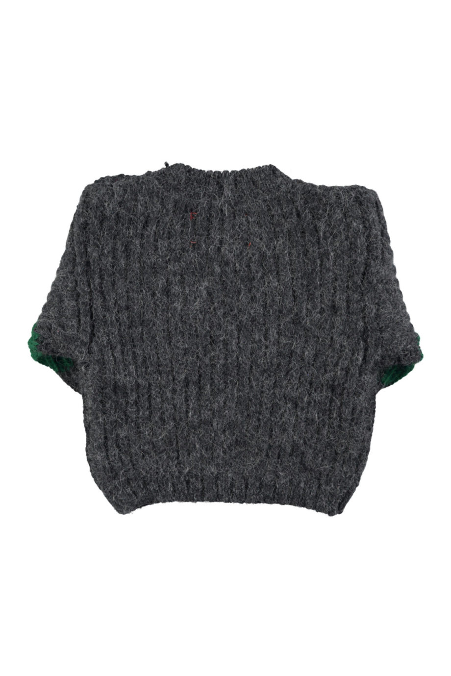 PIUPIUCHICK BABY |  Knitted sweater | Grey & green stripes