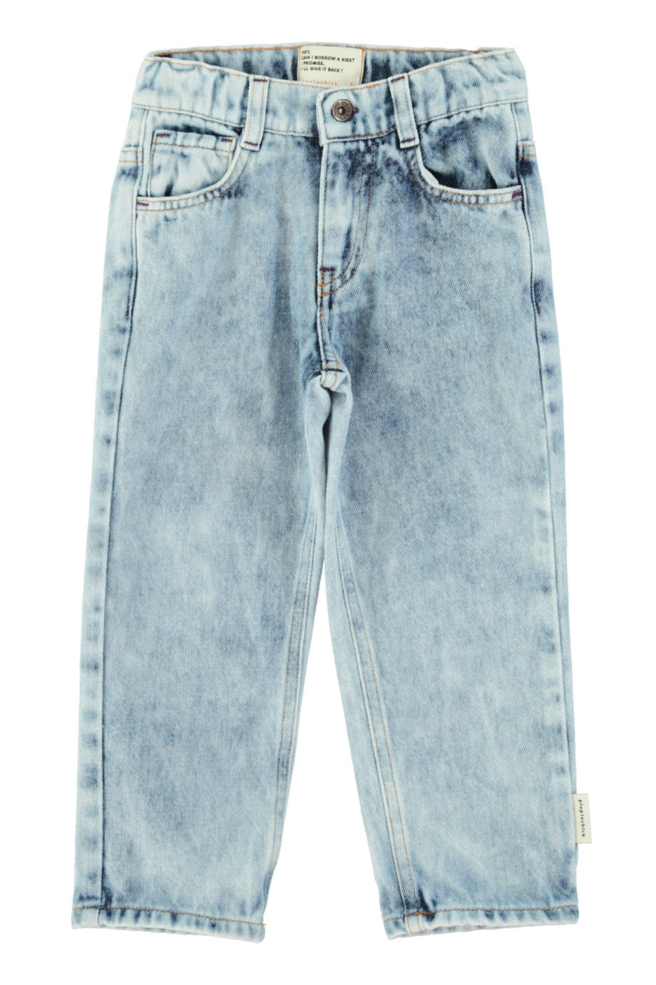 PIUPIUCHICK | Unisex trousers | Washed blue denim