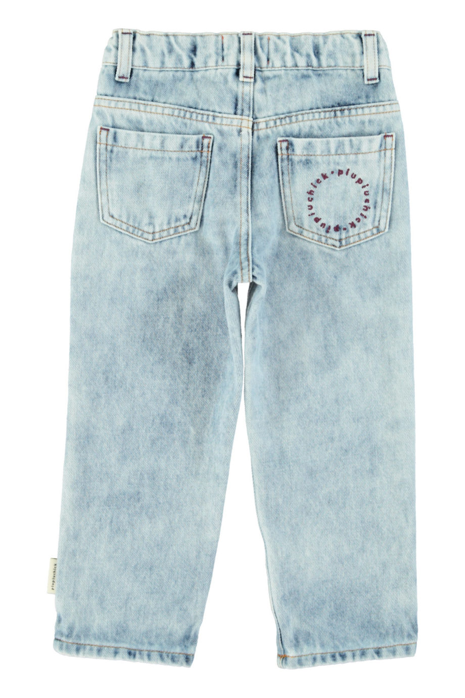 PIUPIUCHICK | Unisex trousers | Washed blue denim