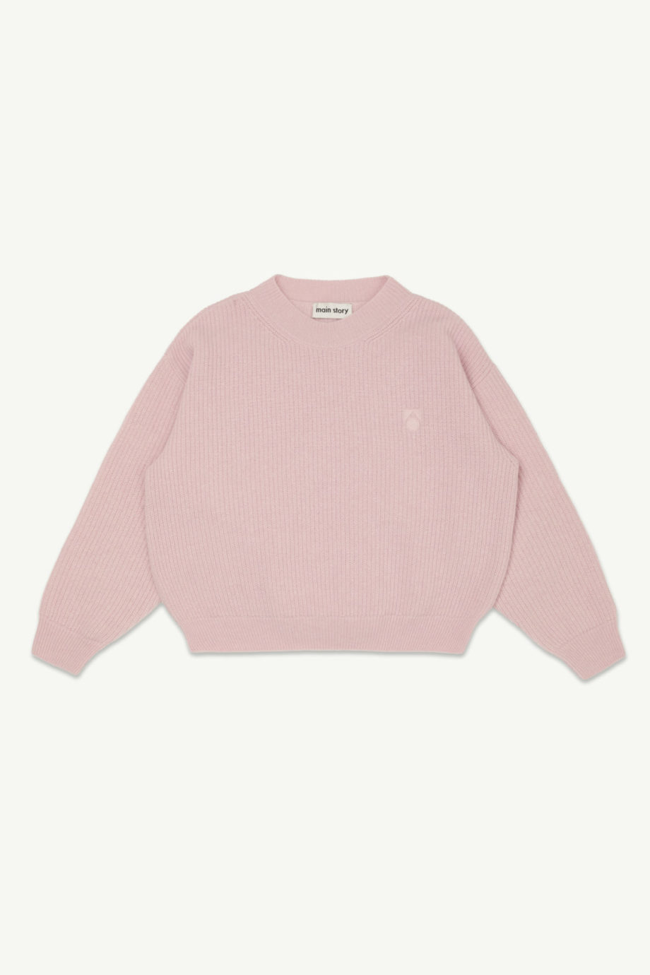 MAIN STORY |  Rib Sweater - Pale Pink