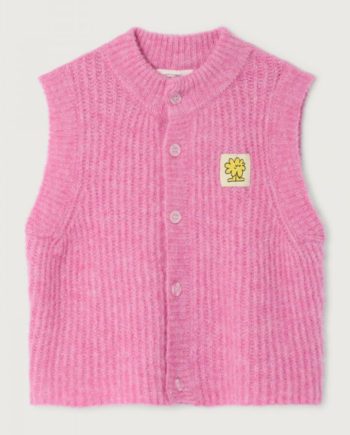 AMERICAN VINTAGE | PULL SANS MANCHES EAST ROSE BUBBLE CHINE