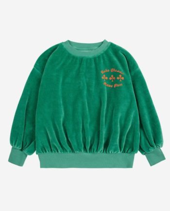 BOBO CHOSES | Have fun velvet Sweat-shirt