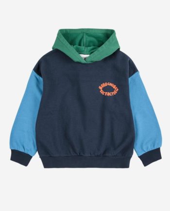BOBO CHOSES |  Tic Tac Toe color block hoodie
