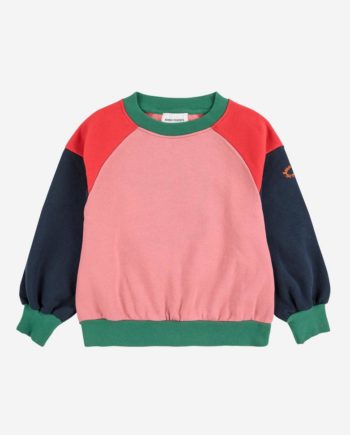 BOBO CHOSES | Tic Tac Toe Color Block Sweat-shirt