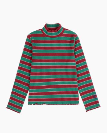 BOBO CHOSES | Multicolor Stripes turtle neck T-shirt