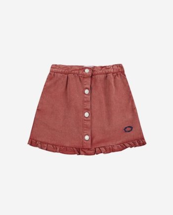 BOBO CHOSES | Tic Tac Toe Ruffled skirt