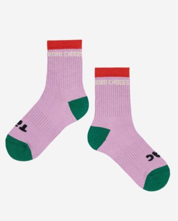 BOBO CHOSES | Tic Tac Toe short socks Purple