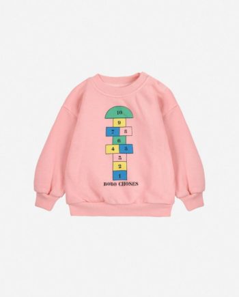 BOBO CHOSES BABY | Hopscotch sweatshirt PINK