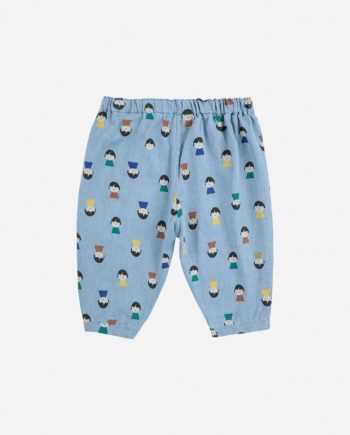 BOBO CHOSES BABY | Game Pawns all over light denim pants