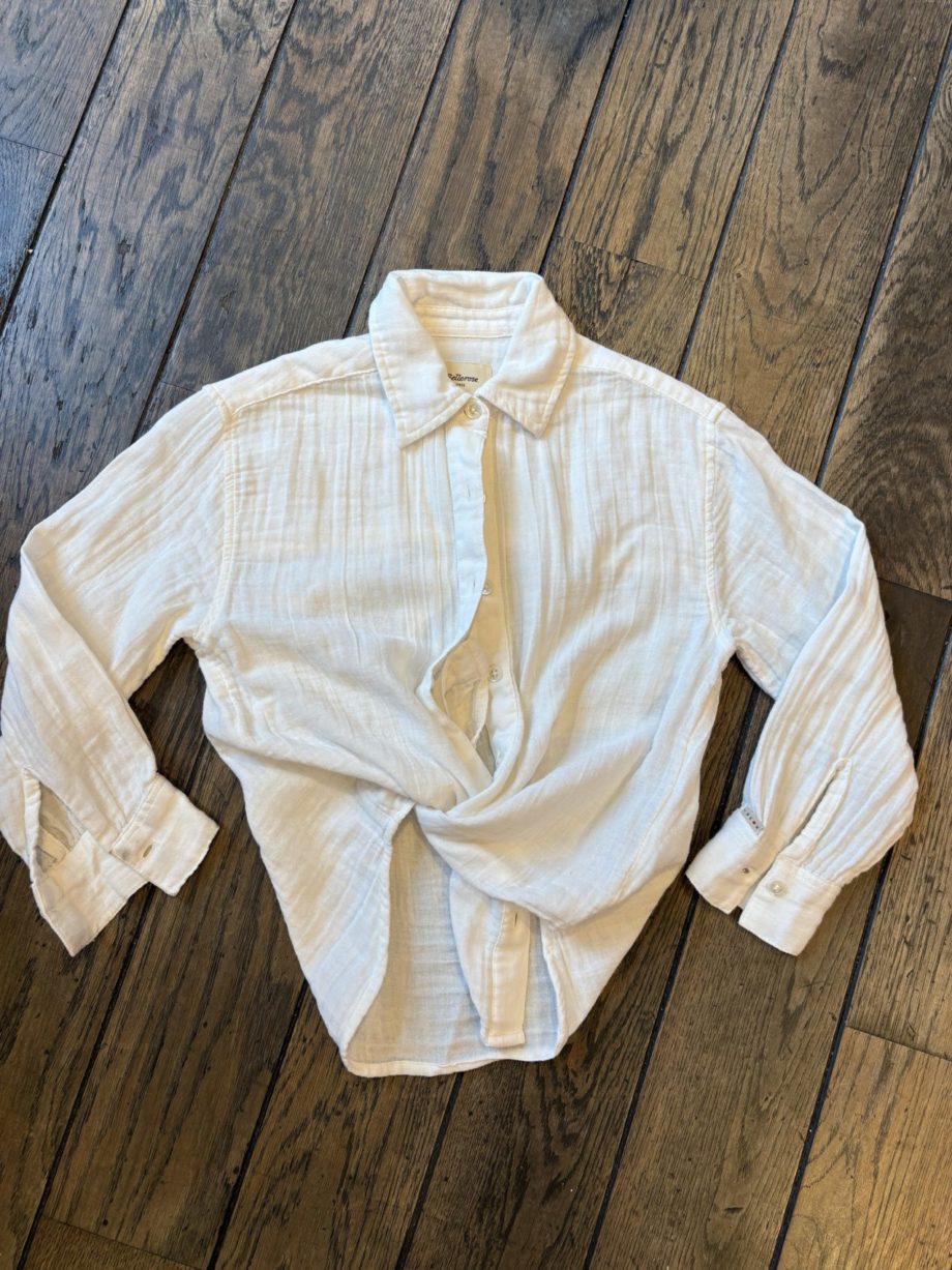 Second Life | Bellerose chemise blanche 8 ans gaz de coton