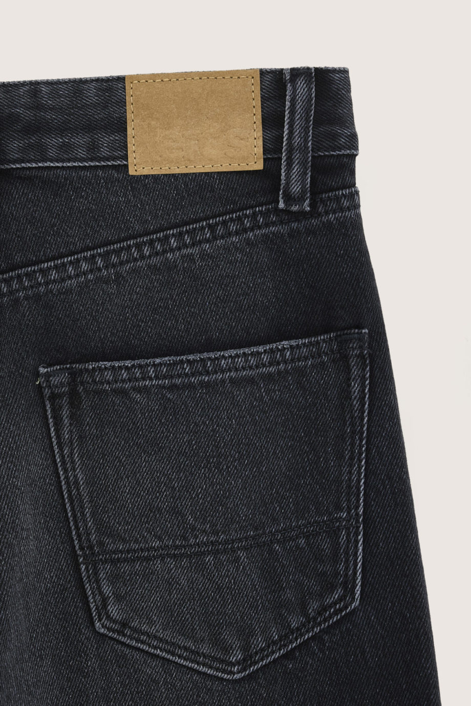 BELLEROSE | Jean large PETERS USED BLACK